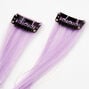 Tinsel Faux Hair Clip In Extensions - Lilac, 2 Pack,
