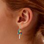 Silver 1&quot; Fimo Clay Junk Food Drop Earrings - 3 Pack,