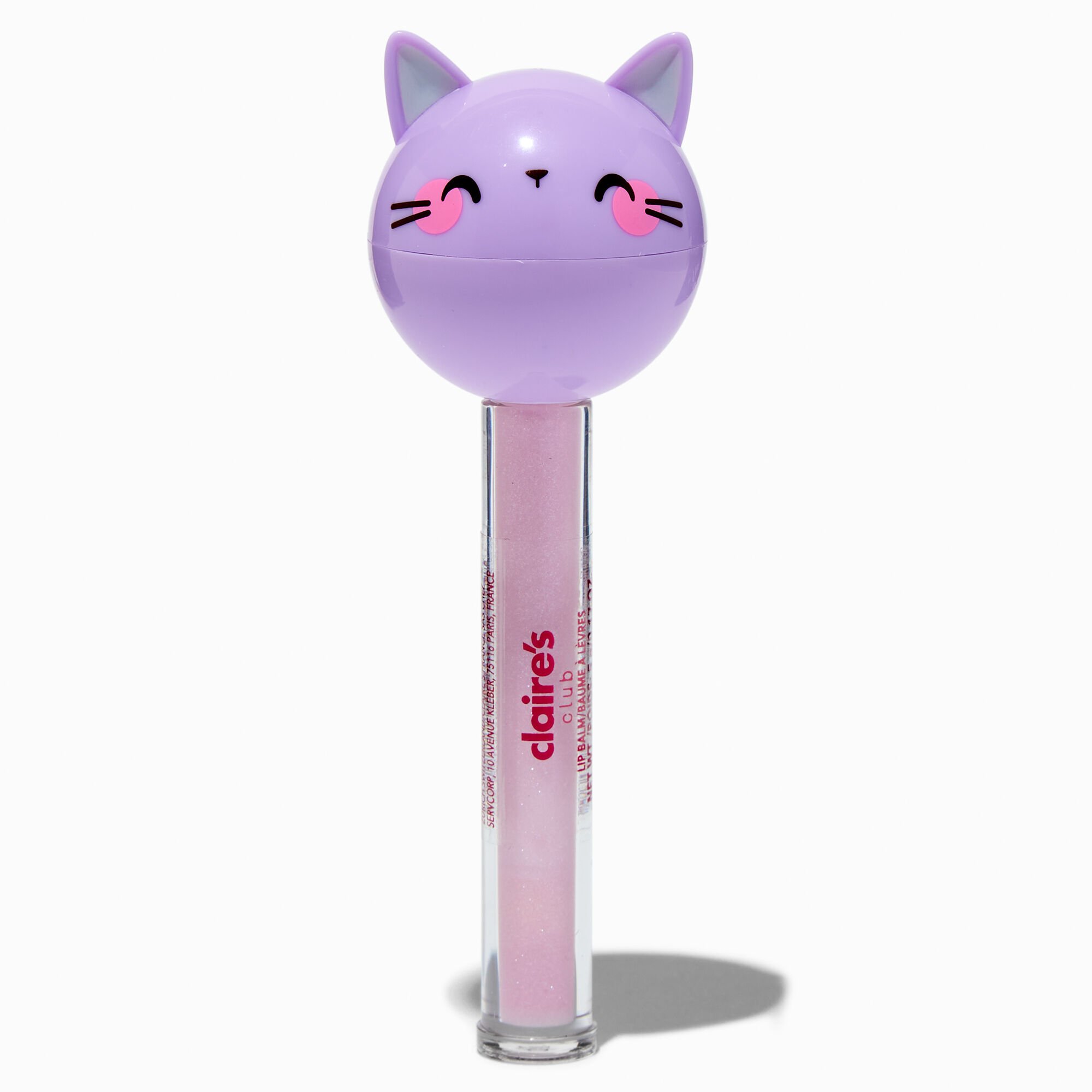 View Claires Club Cat Lip Gloss Duo Purple information