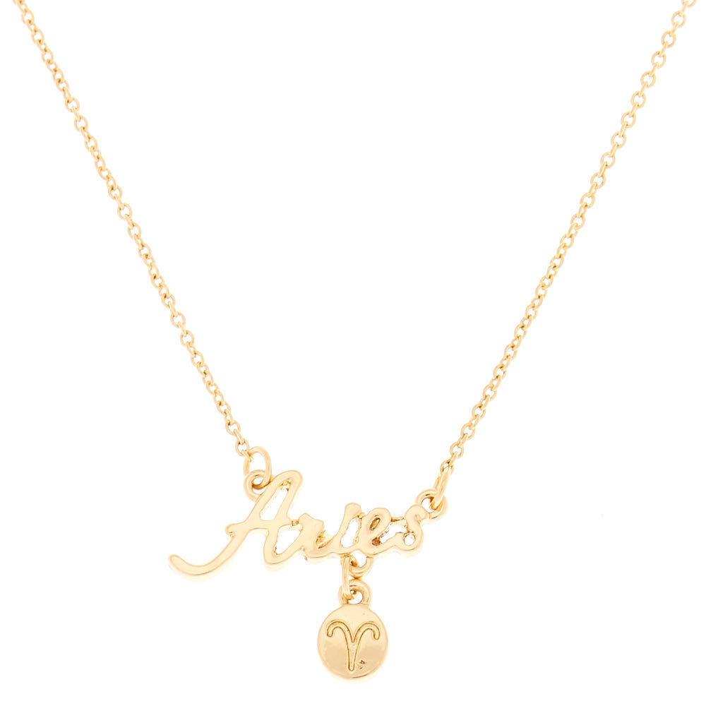 Claire's store zodiac necklace