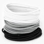 Black, Gray, &amp; White Hair Ties - 30 Pack,