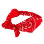 Bandeau &agrave; n&oelig;ud rouge de style bandana du Club&nbsp;Claire&#39;s,