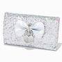 Silver Glitter Holographic Bow Wallet,