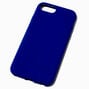 Solid Cobalt Blue Silicone Phone Case - Fits iPhone&reg; 6/7/8/SE,