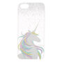 Coque de portable licorne pastel &agrave; paillettes - Compatible avec iPhone 5/5S,