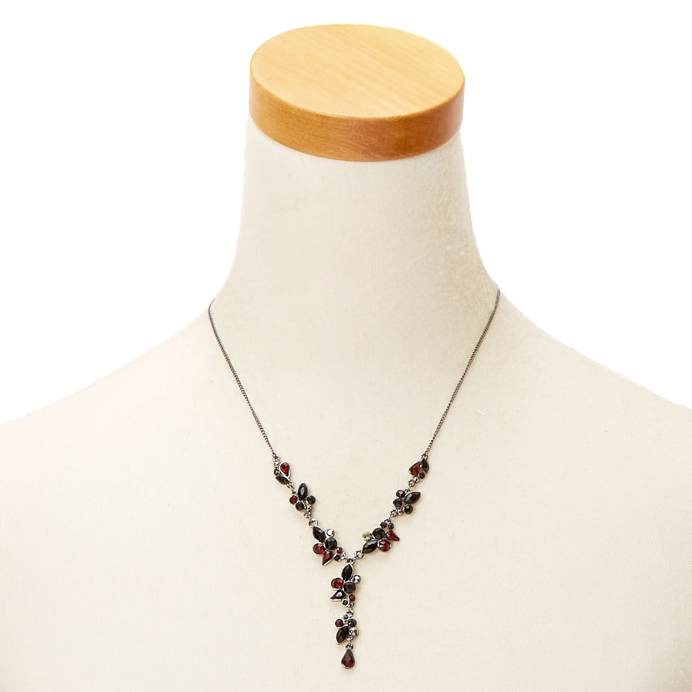 Hematite Y-Neck Jewellery Set - Red, 2 Pack,