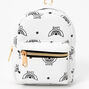 Winged Love Mini Backpack Keyring - White,