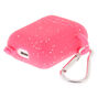 Hot Pink Silicone Earbud Case Cover - Compatible With Apple AirPods,