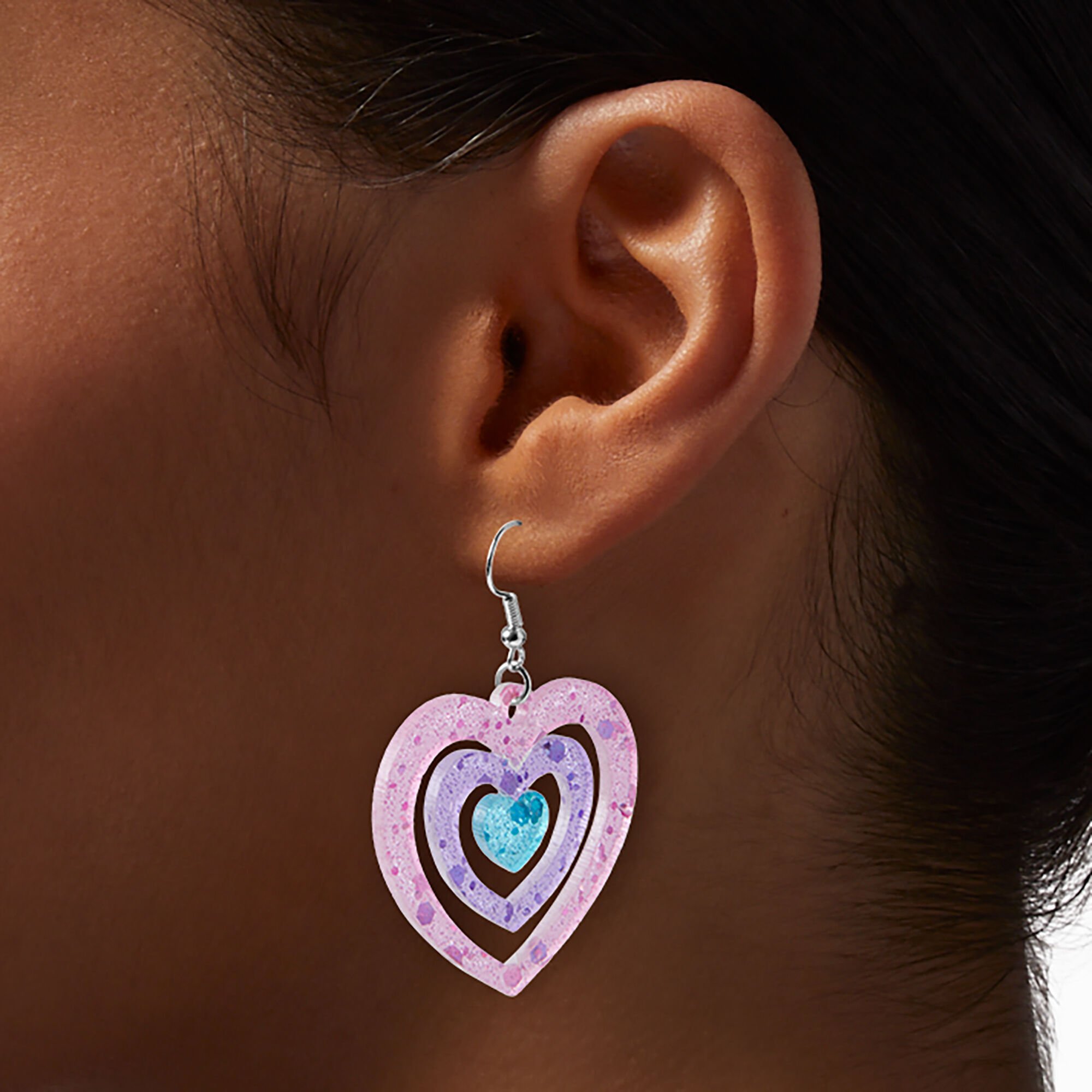 Gold 10MM Initial Huggie Hoop Earrings - D,