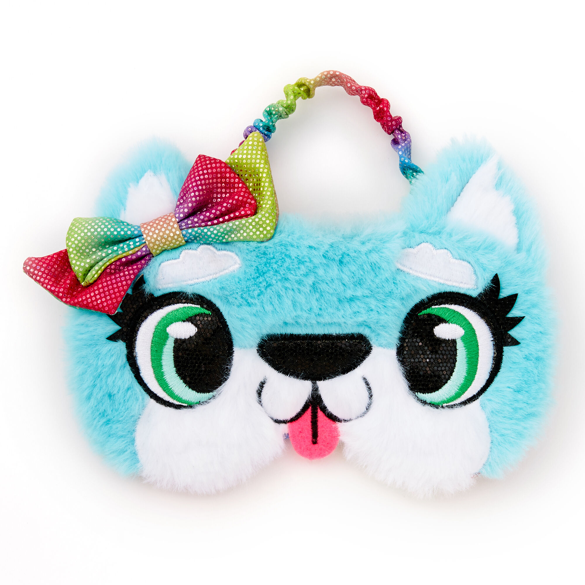 Plush Corgi Sleeping Mask - Blue,
