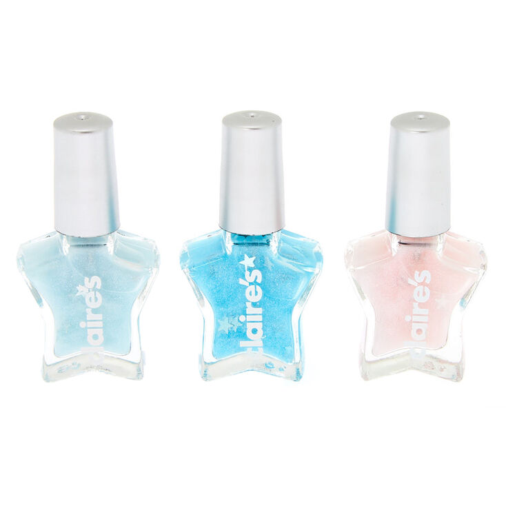 Star Confetti Nail Polish Set - 3 Pack,