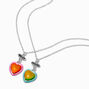 Best Friends Mood Heart Pendant Necklace - 2 Pack,