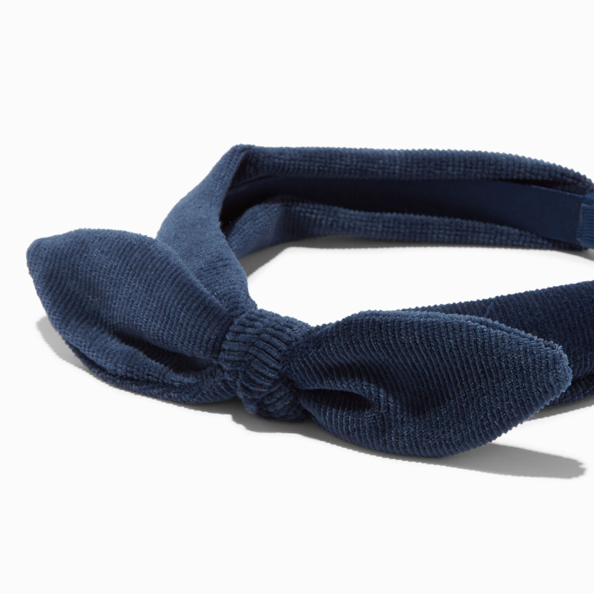 Navy blue headband with bow new arrivals