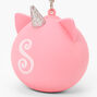 Initial Unicorn Stress Ball Keyring - Pink, S,