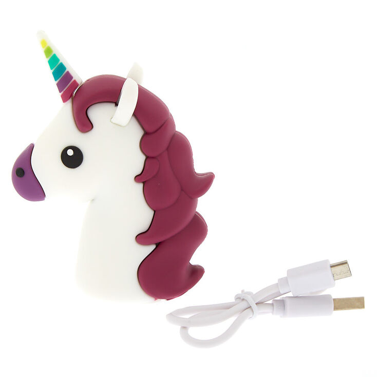 Batterie externe licorne MojiPower&reg; - Blanc,