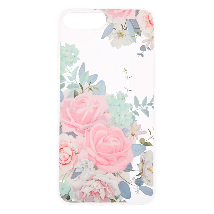 Glitter Rose Phone Case - Fits iPhone 6/7/8 Plus,
