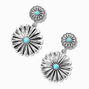 Pendantes fleur cowgirl en turquoise d&#39;imitation,