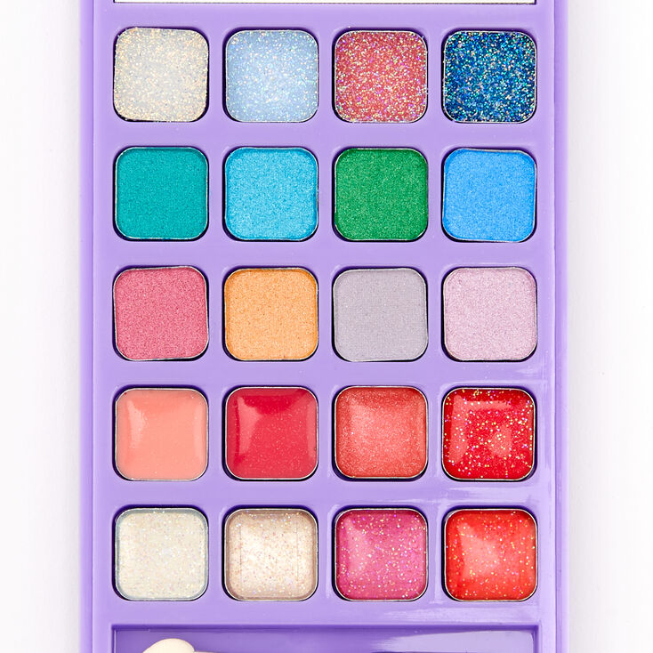 Rainbow Tie Dye Cell Phone Bling Makeup Set - Purple,