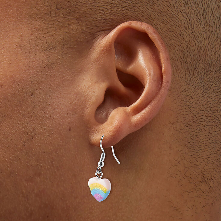 Mixed Pastel Butterfly Studs &amp; Drop Earrings Set - 6 Pack,