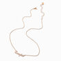Gold-tone Script Zodiac Pendant Necklace - Scorpio,