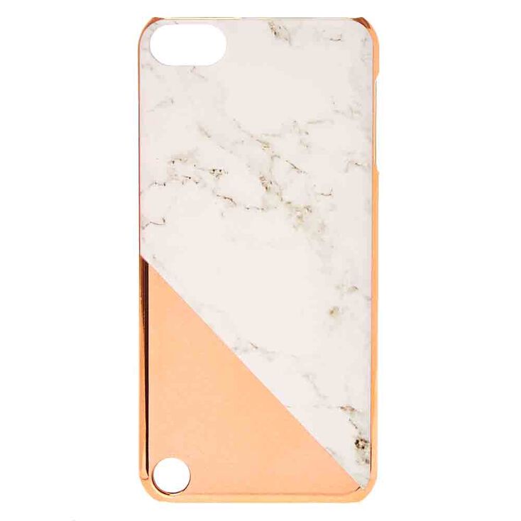 Rose Gold Marble Ipod Case Claire S Us