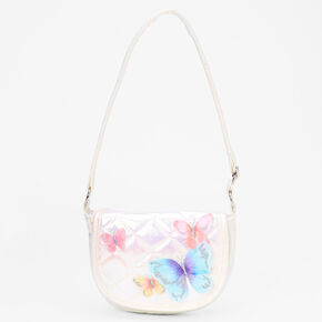 Claire's Club Pink Ombre Crystal Compact Mirror