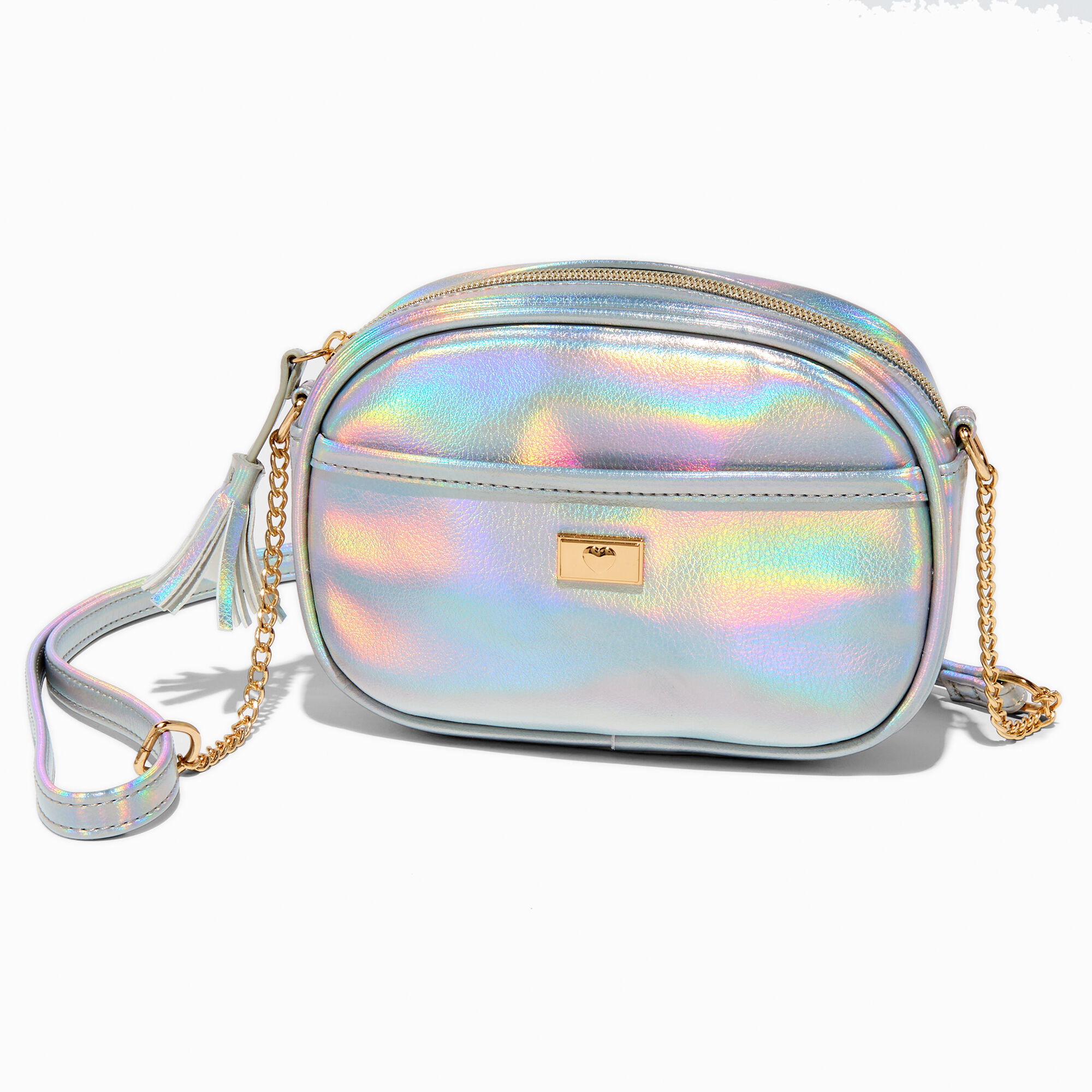 Iridescent shop crossbody bag