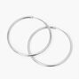 Silver 30MM Hoop Earrings,