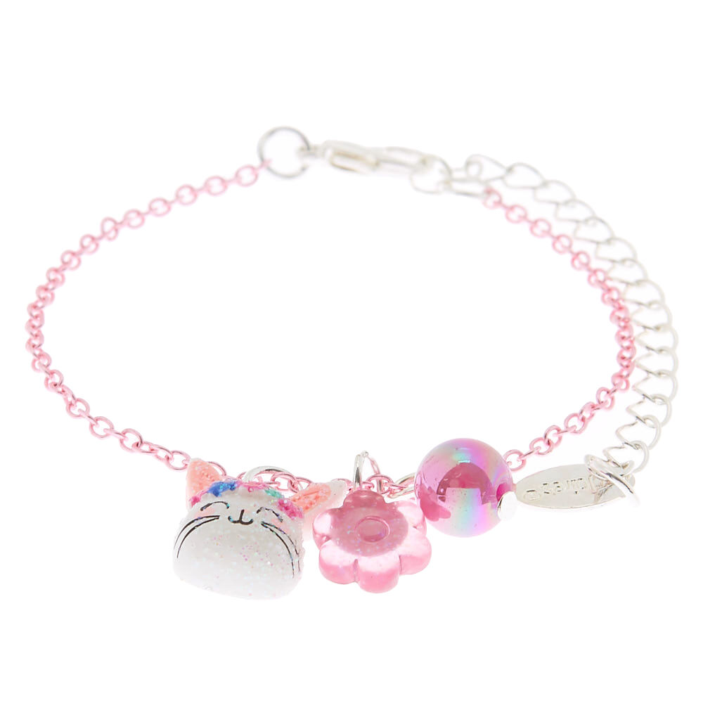 Claire's Club Claire the Bunny Jewellery Set - Pink, 3 Pack,
