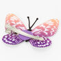 Purple &amp; Orange Ombre Butterfly Hair Clip,