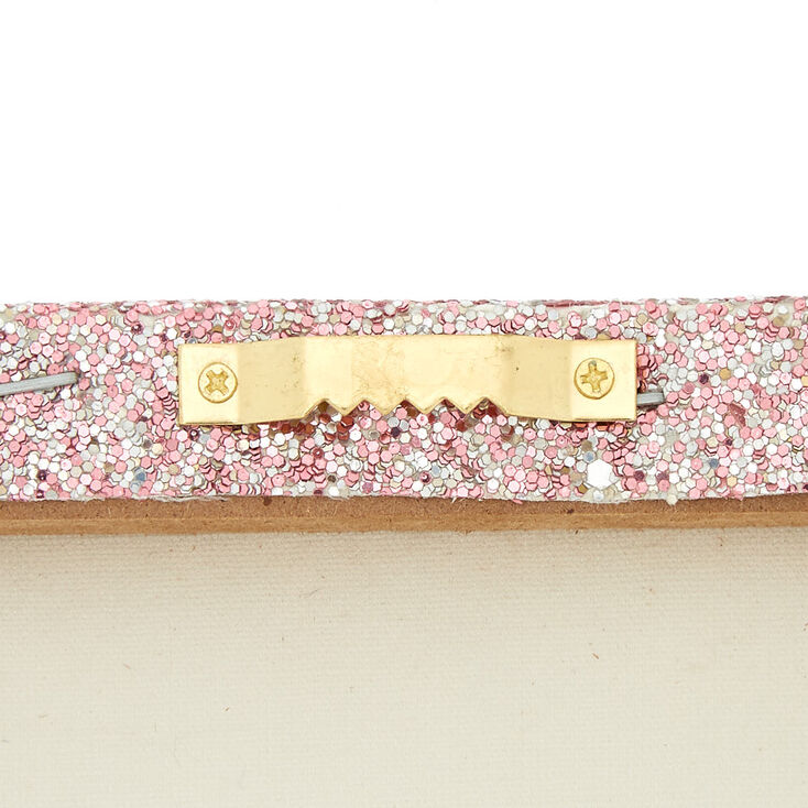 Good Friends Glitter Wall Canvas - Pink,