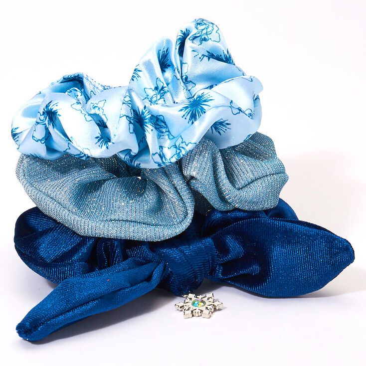 &copy;Disney Frozen 2 Elsa Hair Scrunchies - Blue, 3 Pack,