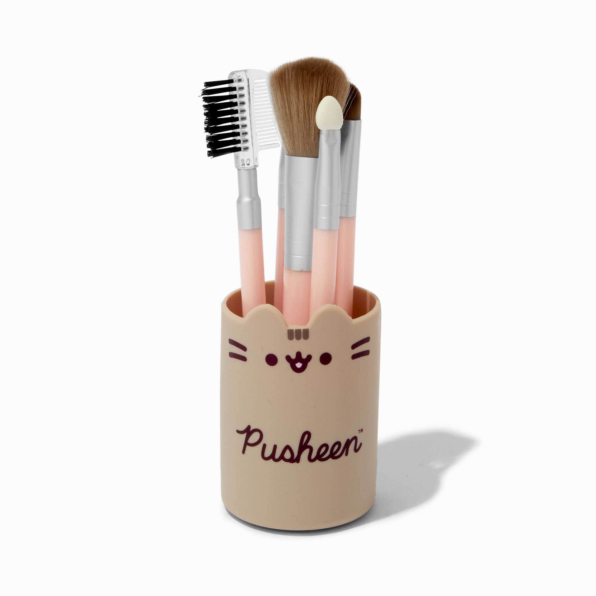 Lot de pinceaux de maquillage en exclusivité chez Claire’s Pusheen® - Lot de 6,