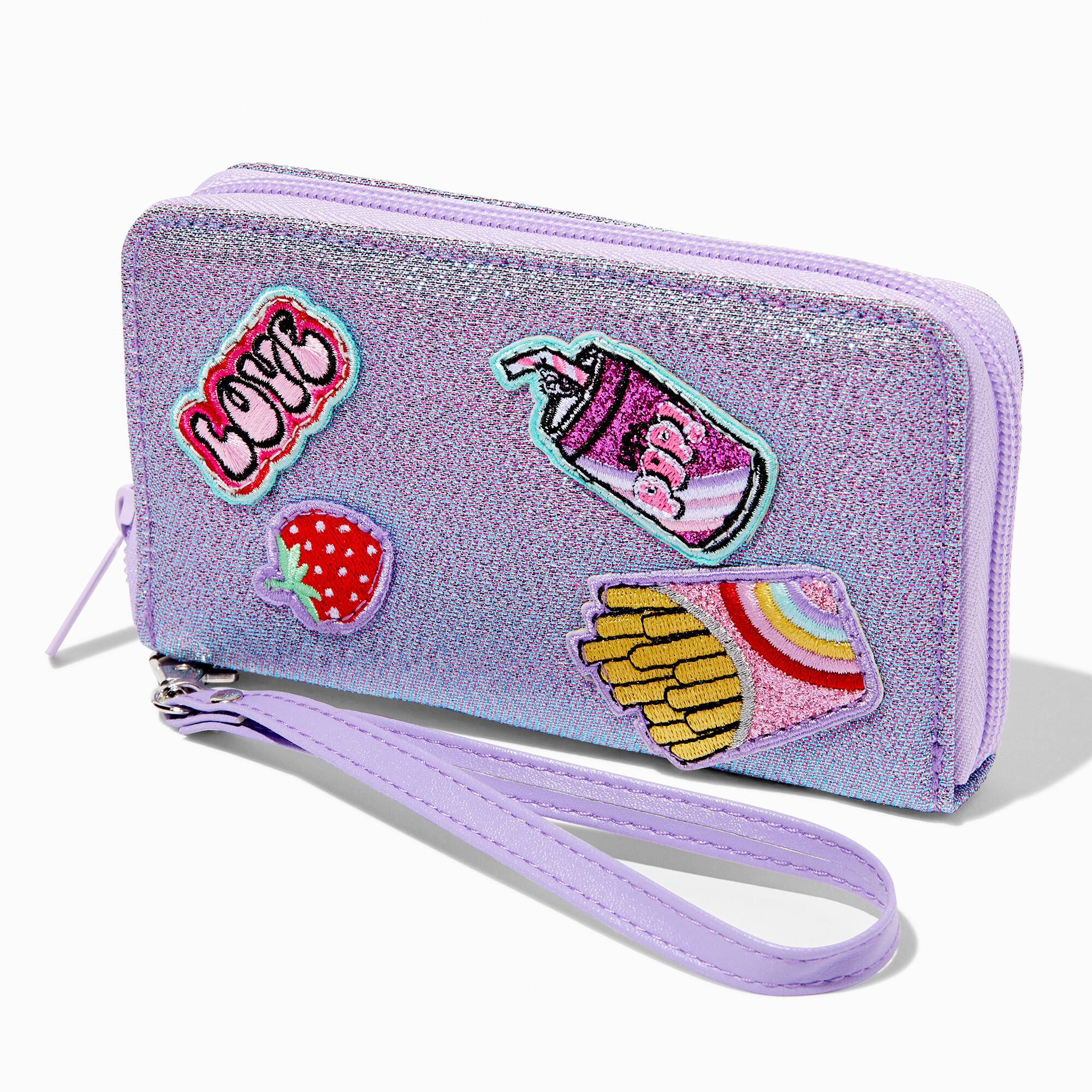 Iridescent wristlet hotsell