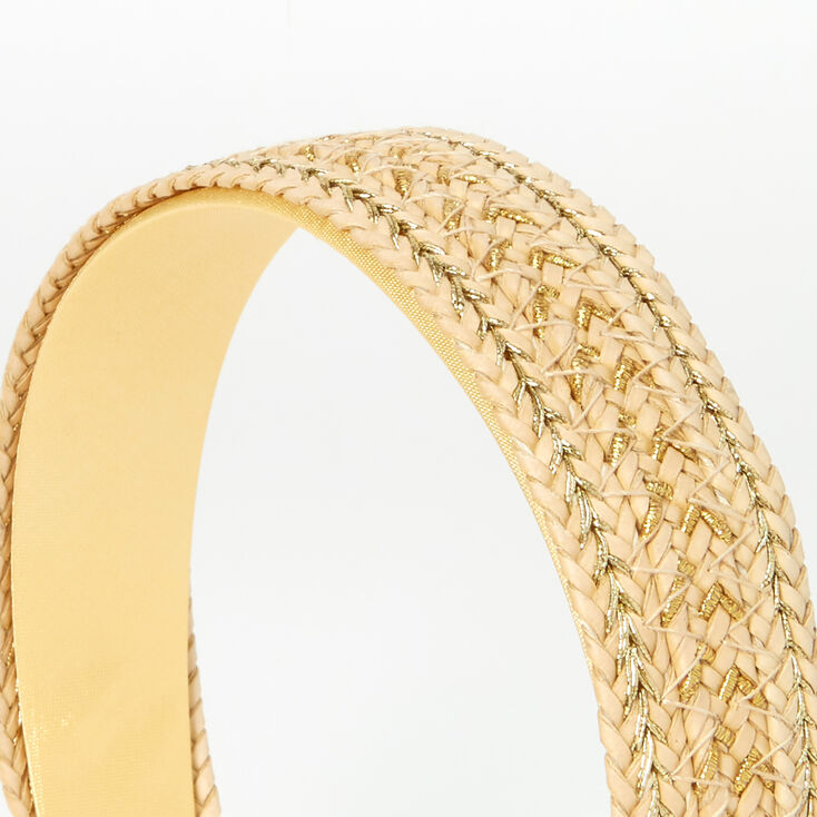 Woven Lurex Headband,