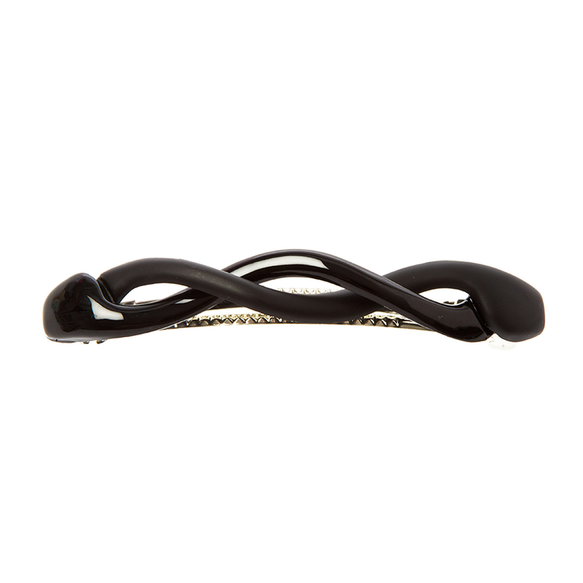 View Claires Solid Twisted Hair Clip Black information