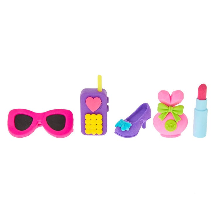 Girly Erasers - 5 Pack,
