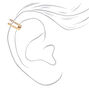 Gold Embellished Ear Cuffs - 3 Pack,