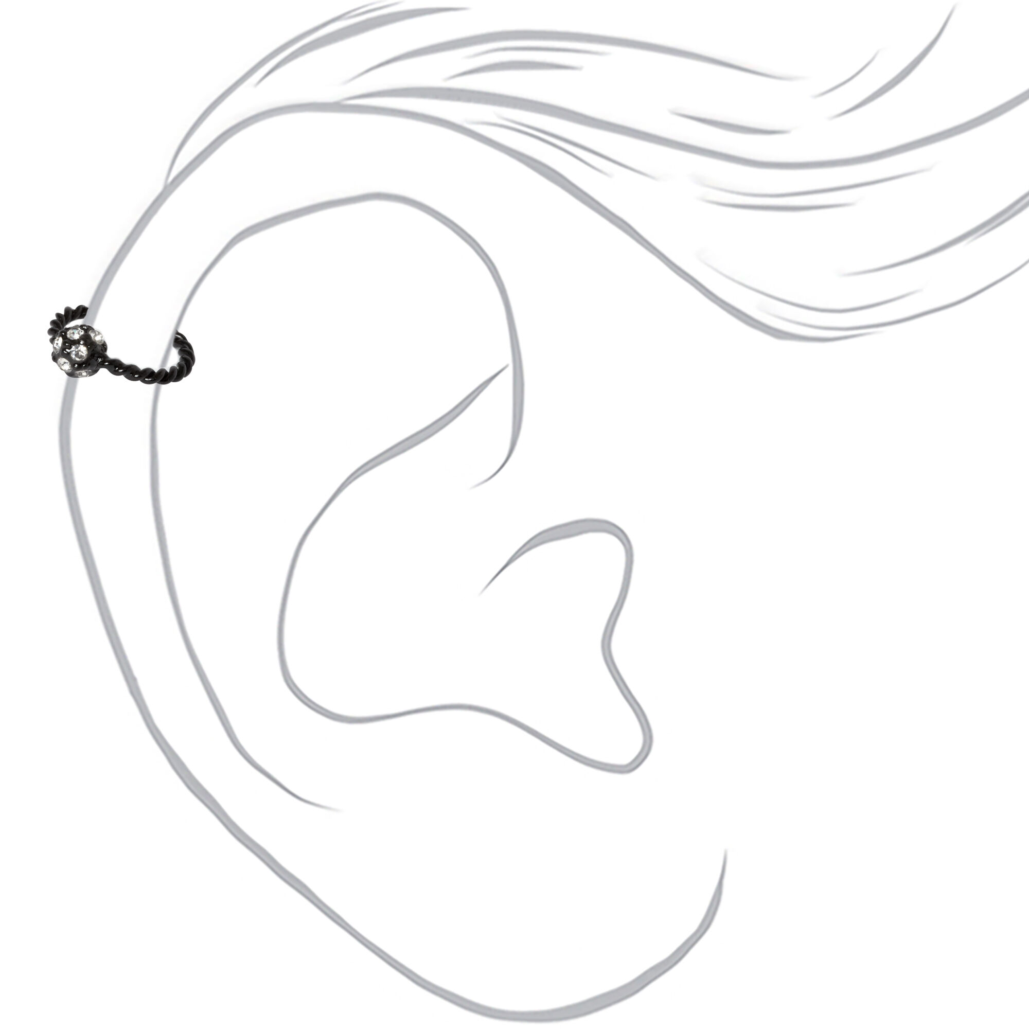 Claire's piercing helix clearance