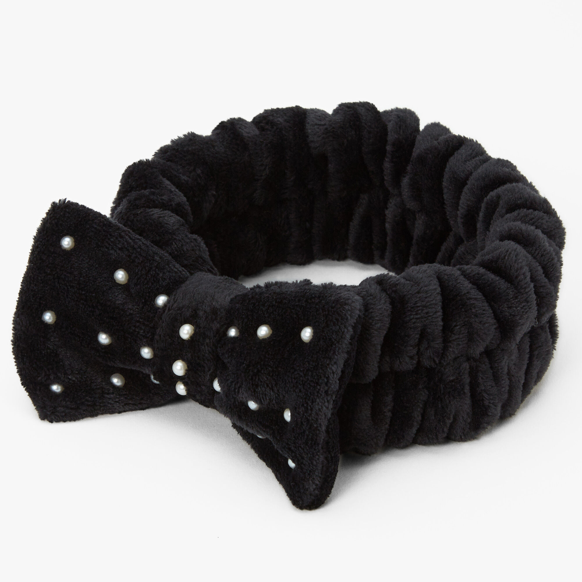 View Claires Makeup Bow Headwrap Black information