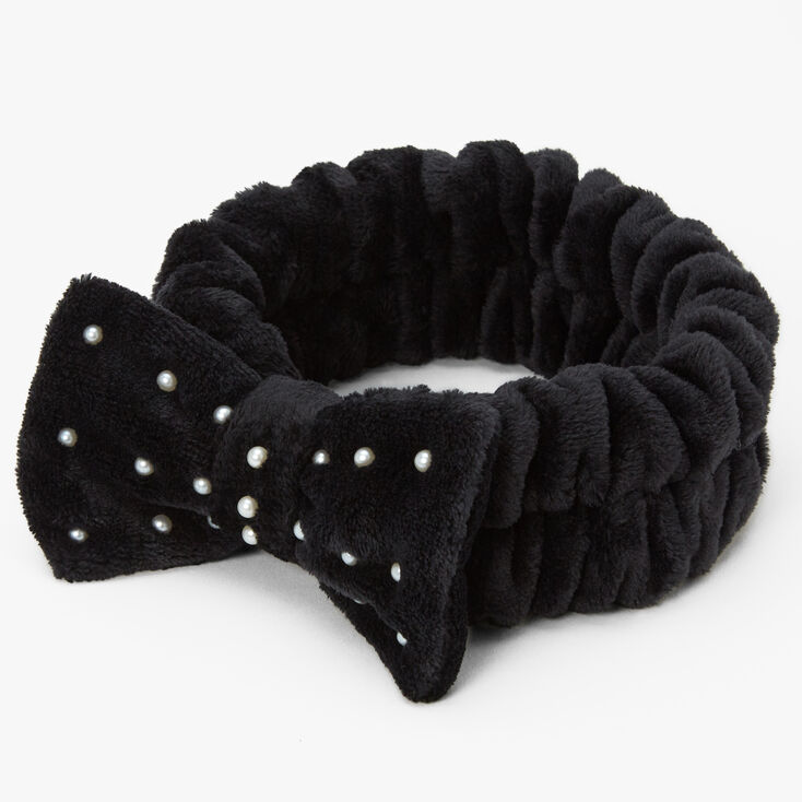 Bandeau &agrave; n&oelig;ud de maquillage - Noir,