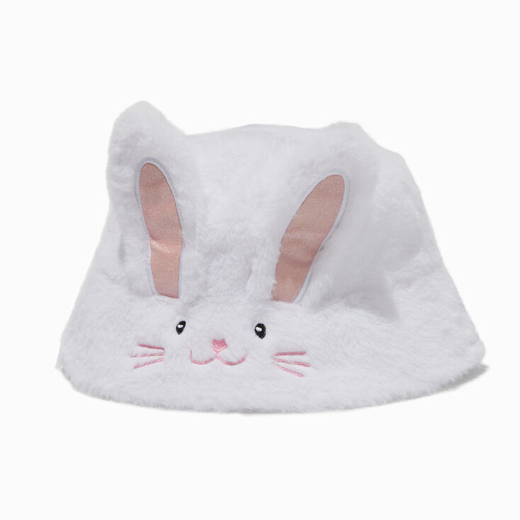 Bunny Ears Plush Bucket Hat | Claire's US