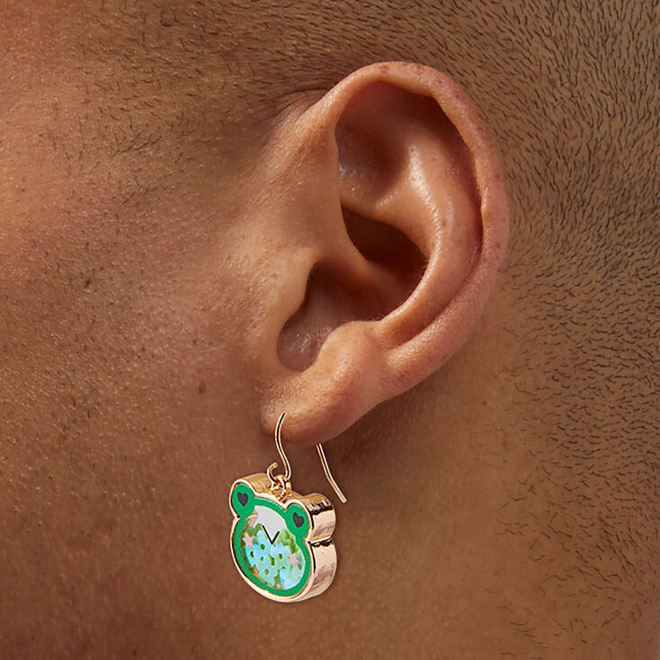 Pendantes shaker grenouille verte,