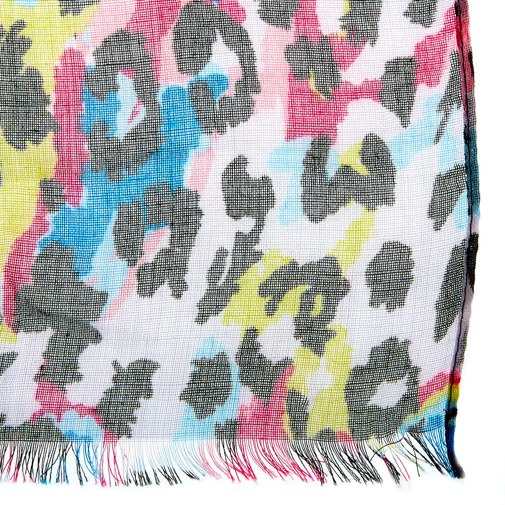 Rainbow Leopard Fashion Scarf,