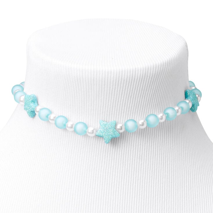 Claire&#39;s Club Mermaid Stretch Bracelets - Blue, 2 Pack,