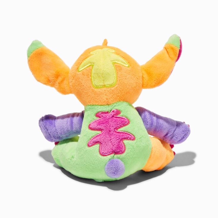 Disney Stitch 6&#39;&#39; Multicolored Blacklight Plush Toy,