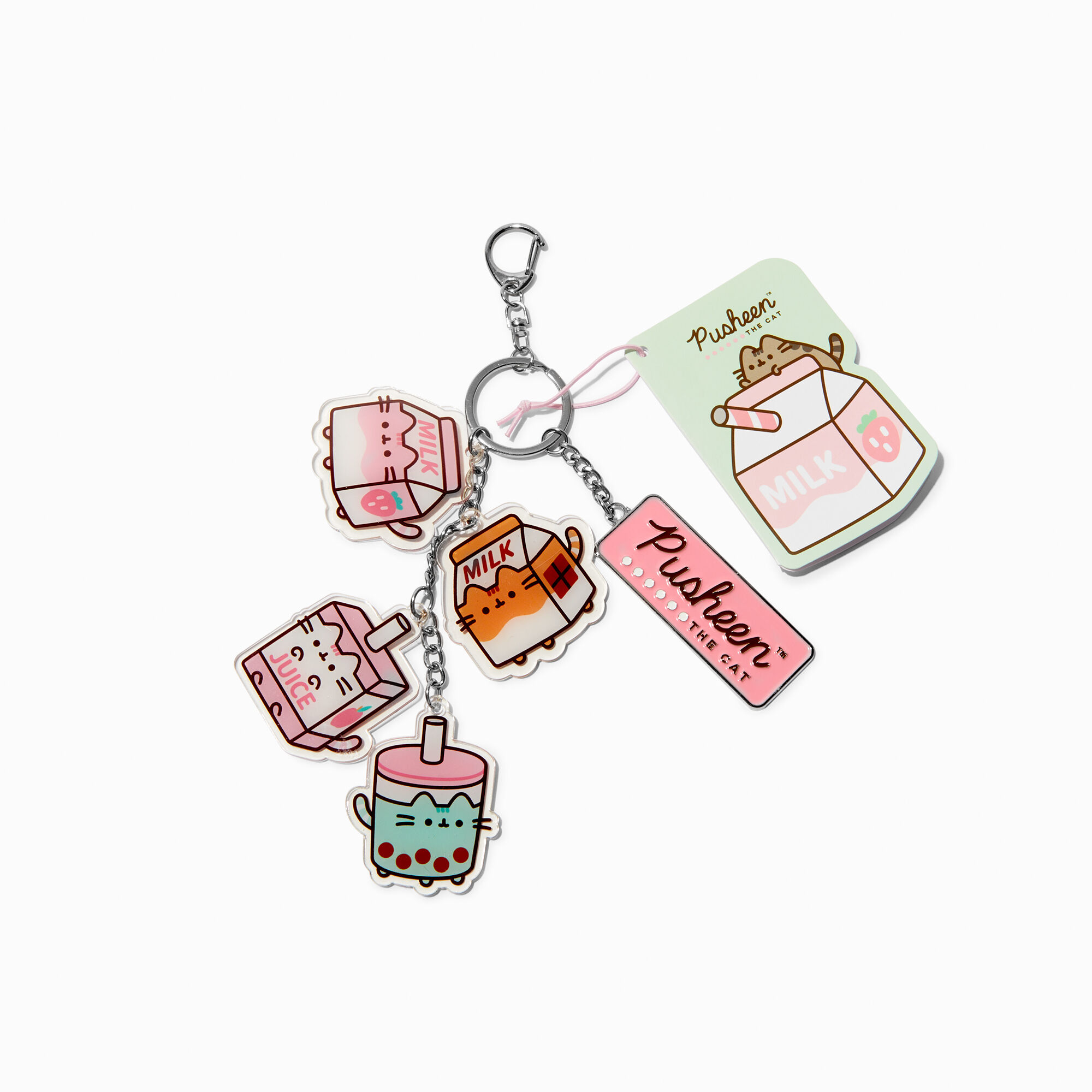 View Claires Pusheen Milk Keyring information