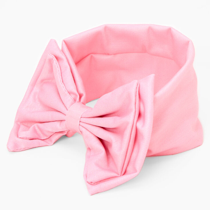 Claire&#39;s Club Bow Headwrap - Pink,