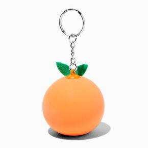 Orange Stress Ball Keychain,