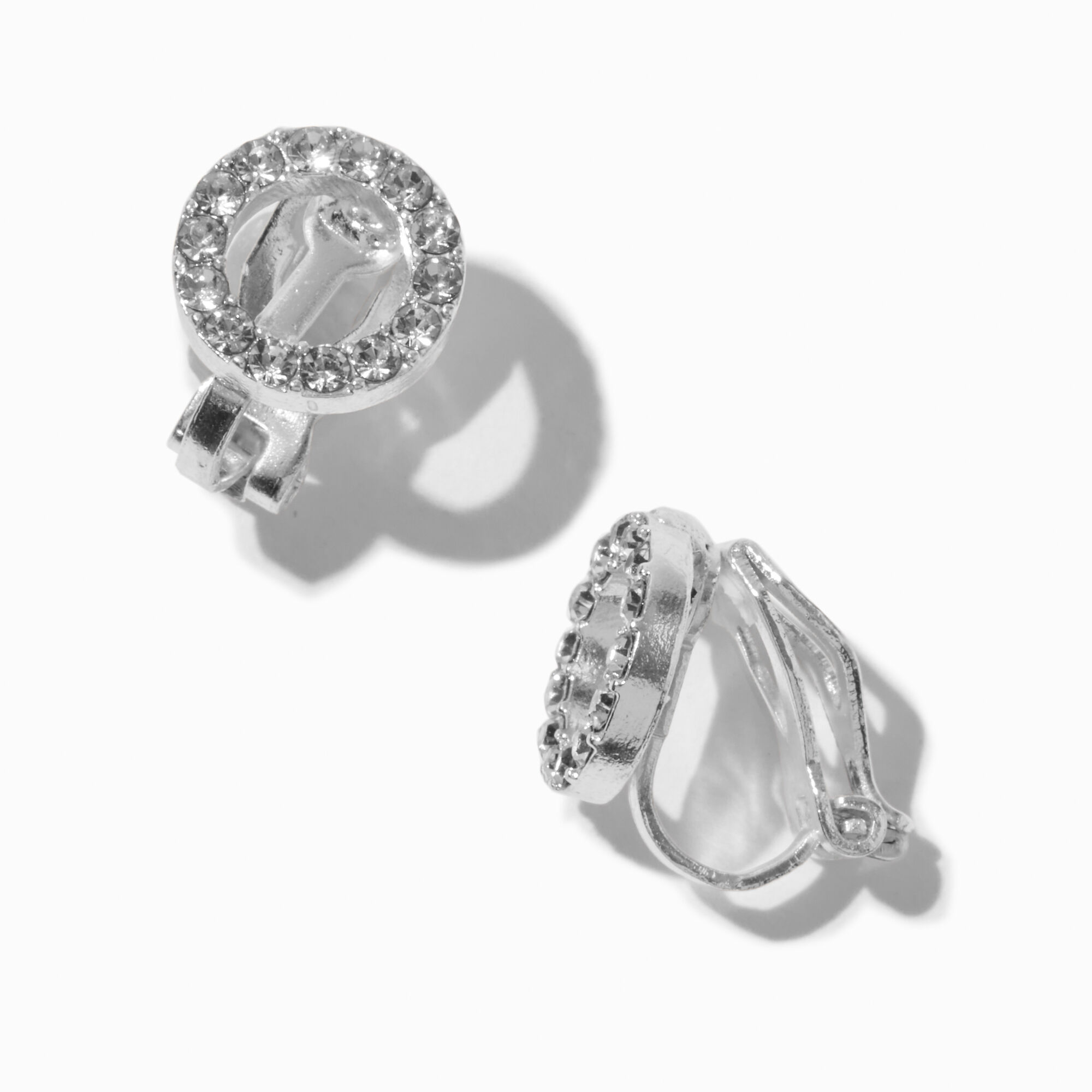 Clip on deals stud earrings diamond